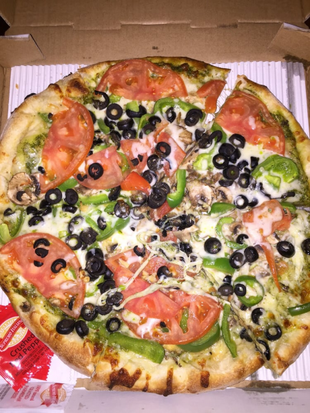 Order Vegetarian Special Pizza food online from Pizzelle Di North Beach store, San Francisco on bringmethat.com