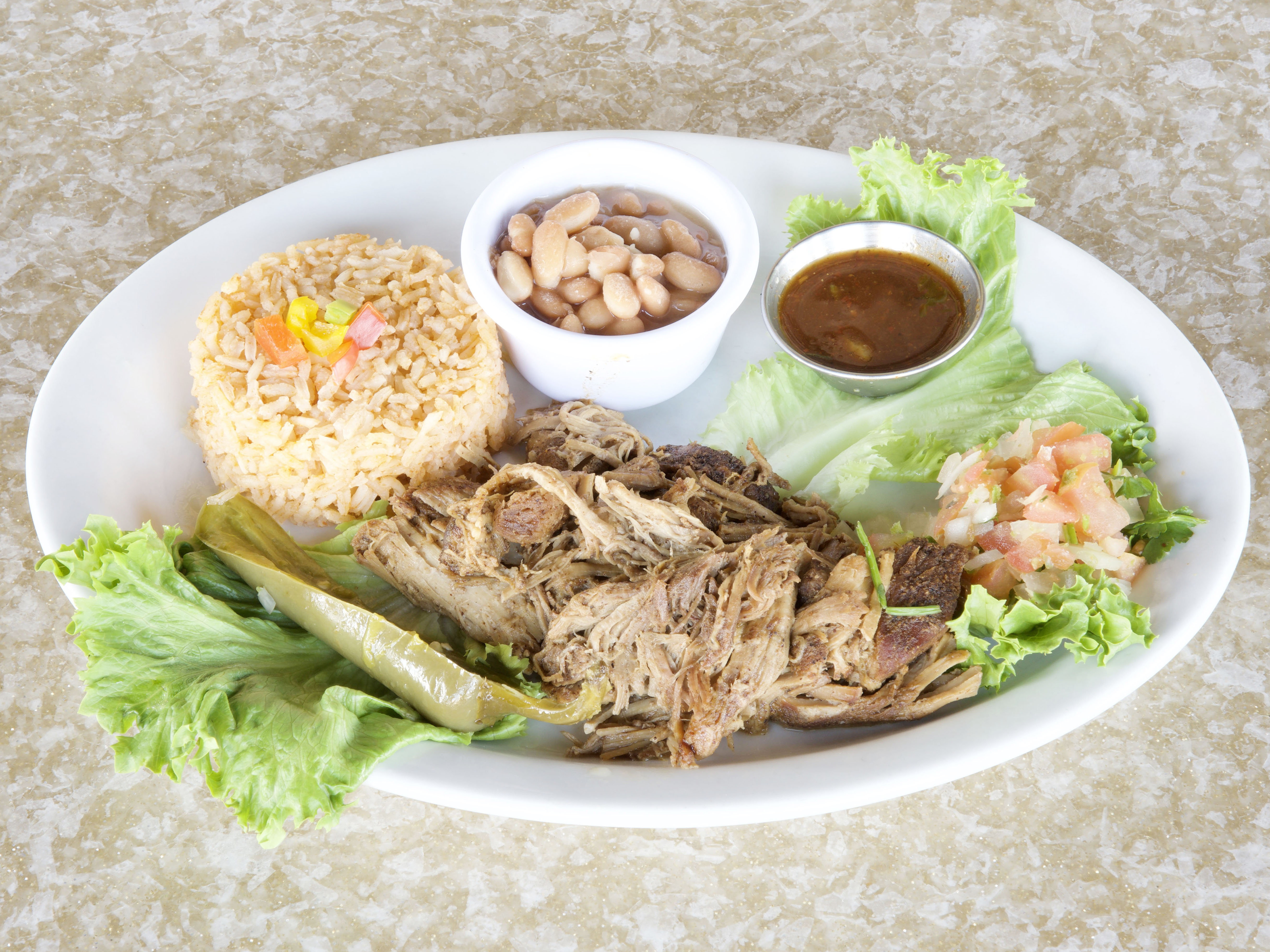 Order Carnitas Combo food online from Mauricio Grill & Cantina store, Bakersfield on bringmethat.com