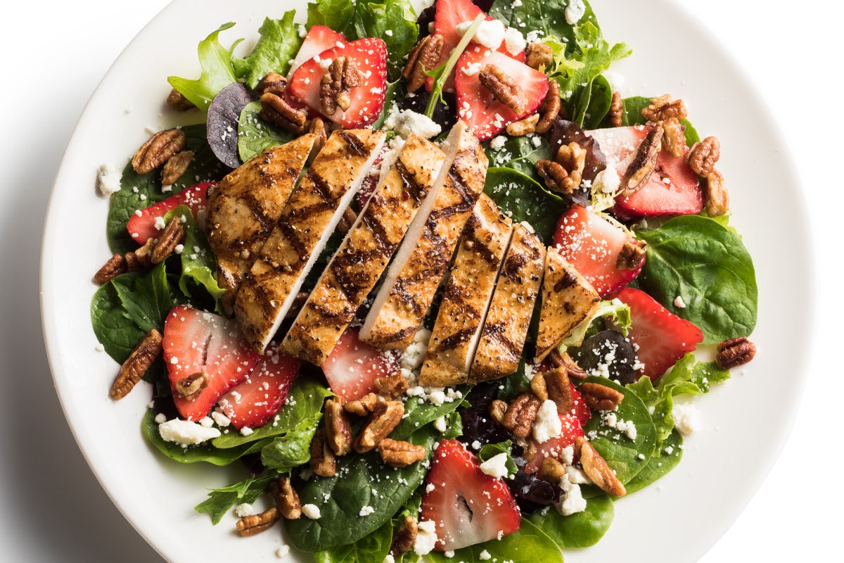 Order Strawberry Pecan Salad food online from Cotton Patch Cafe store, Nacogdoches on bringmethat.com