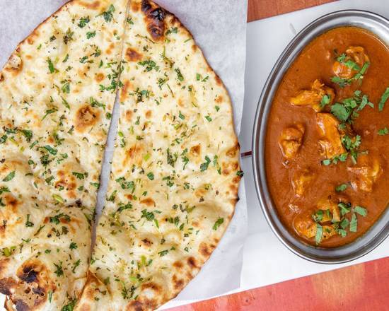Order Garlic Naan food online from Curry Up Kitchen store, Tempe on bringmethat.com