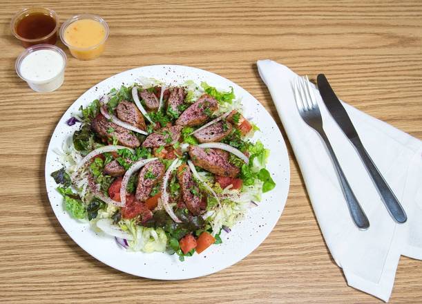 Order Chicken Kebob with Green Salad food online from T.O.A Mediterranean store, Fresno on bringmethat.com