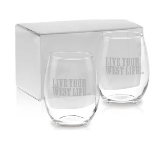 Order BA Wine Glasses - Set of 2 food online from Black Angus Steakhouse store, Brentwood on bringmethat.com