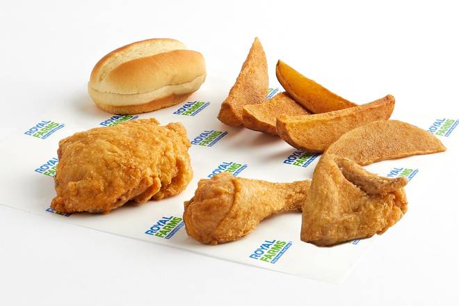Order 3 Piece Dark Chicken Meal food online from Royal Farms store, Bel Air on bringmethat.com
