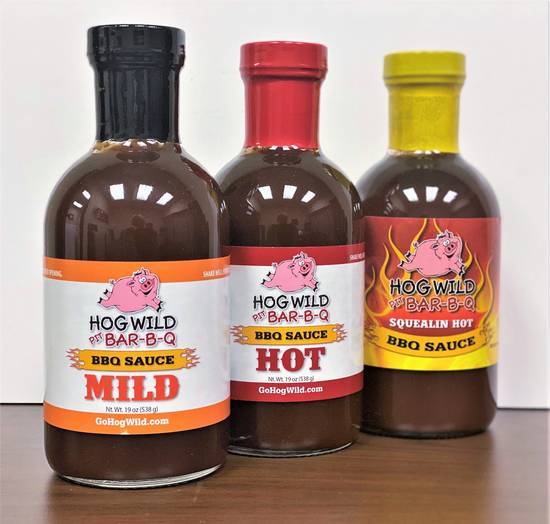Order Retail Sauce Bottle food online from Hog Wild Pit Bar-B-Q store, Wichita on bringmethat.com