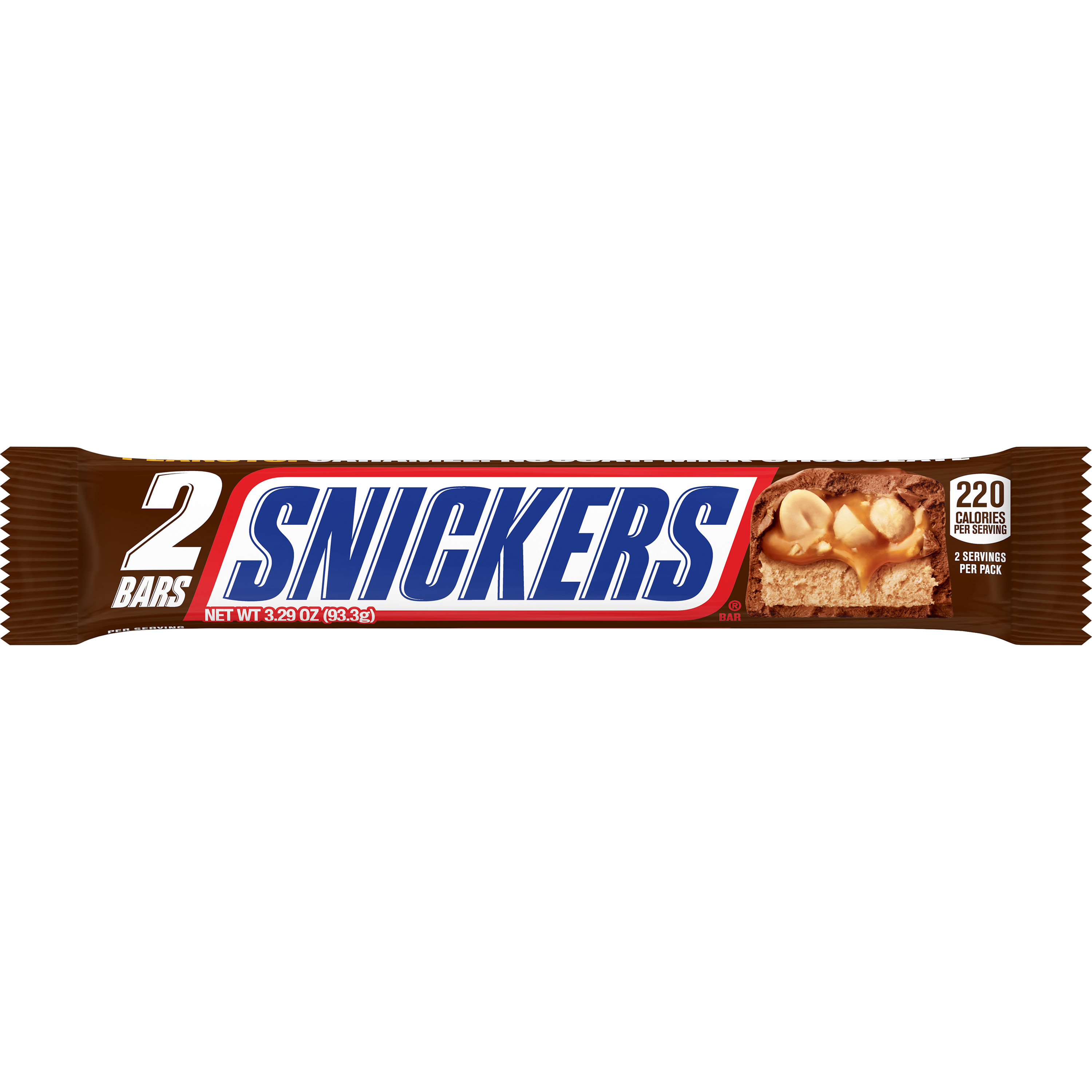 Order Snickers, Milk Chocolate Candy Bar, Sharing Size, 3.29 oz. food online from Village Wine & Spirits store, Ventura on bringmethat.com