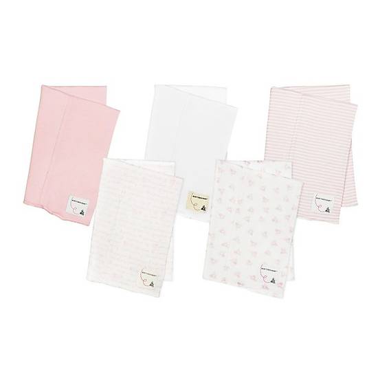 Order Burt's Bees Baby® 5-Pack Organic Cotton Burp Cloths in Pink food online from Bed Bath & Beyond store, Lancaster on bringmethat.com