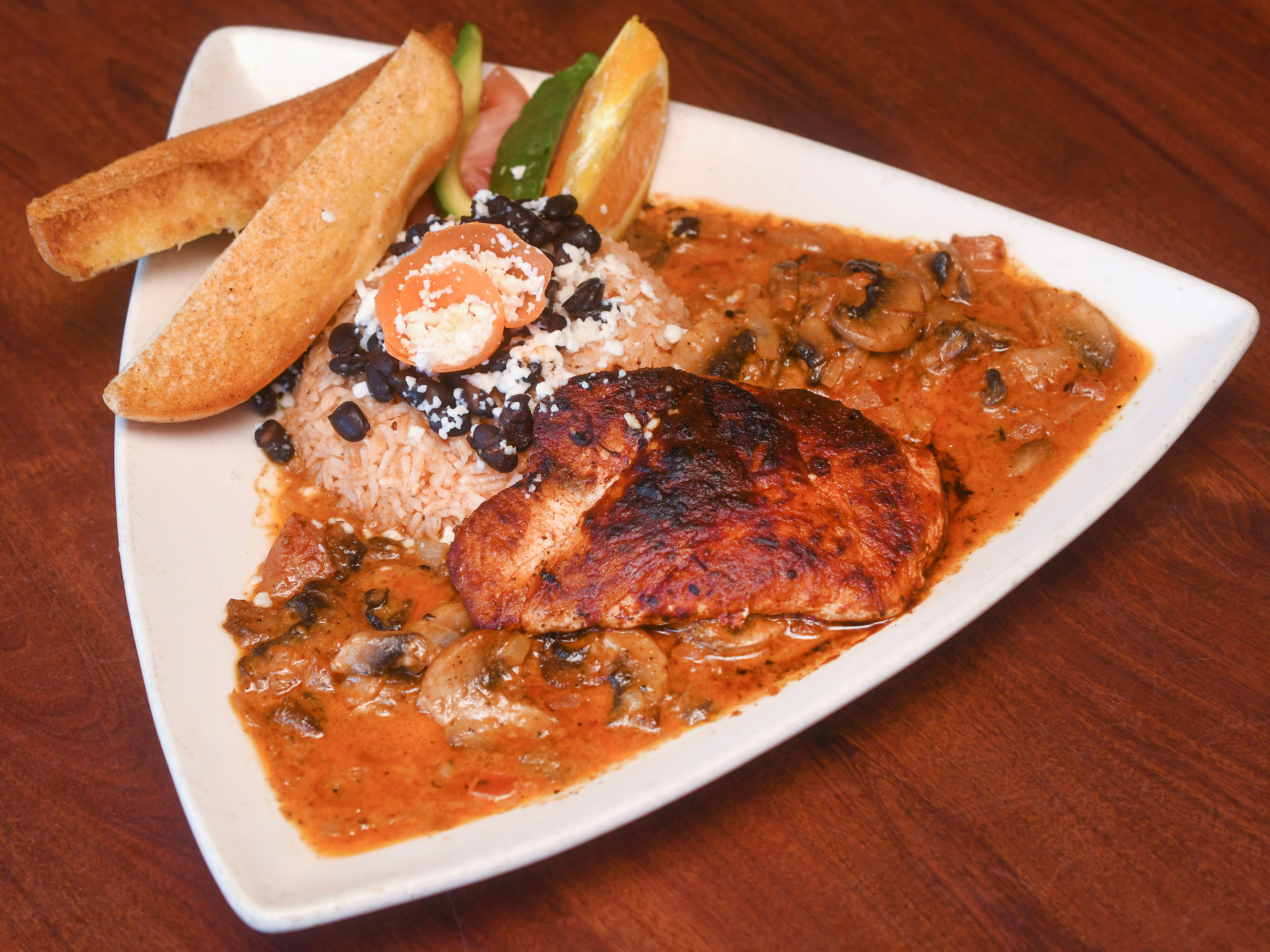 Order Salmon Marsala food online from Mariachis Mexican Restaurant store, Turlock on bringmethat.com