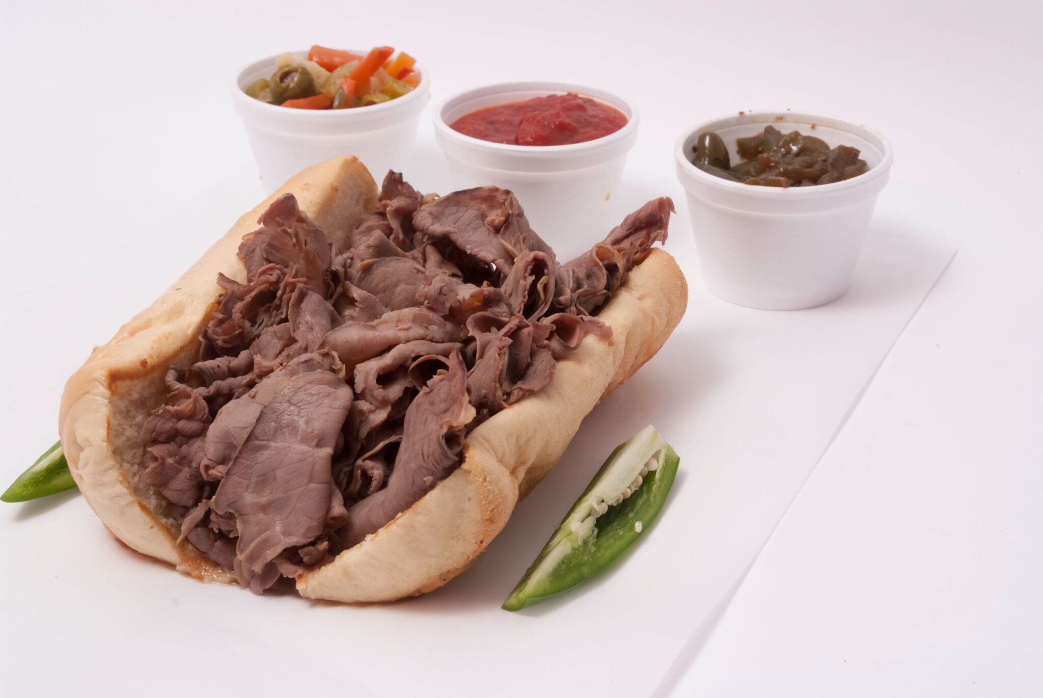 Order Italian Beef food online from Rudy's Grill store, Summit Argo on bringmethat.com