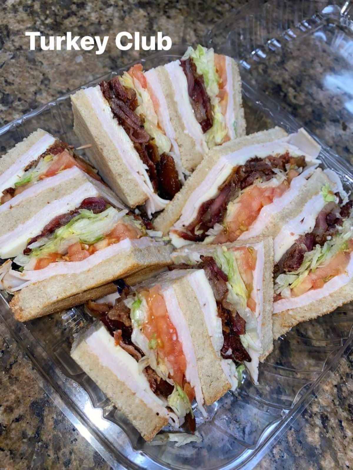 Order Turkey Club Sandwich food online from Italian Kitchen store, Pennsville on bringmethat.com
