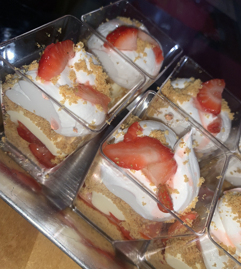 Order Strawberry Cheesecake Parfait food online from Busy Boss Bakery store, Cleveland on bringmethat.com