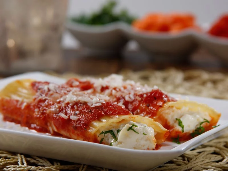 Order Cheese Manicotti  food online from Mega Pizza store, Raleigh on bringmethat.com