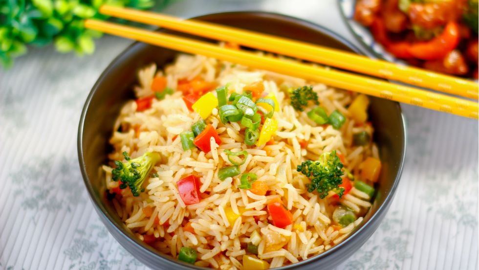 Order Veg Fried Rice food online from Fire Biryani store, Plano on bringmethat.com