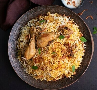 Order Chicken Dum Biryani food online from Peacock Indian Cuisine store, Plano on bringmethat.com