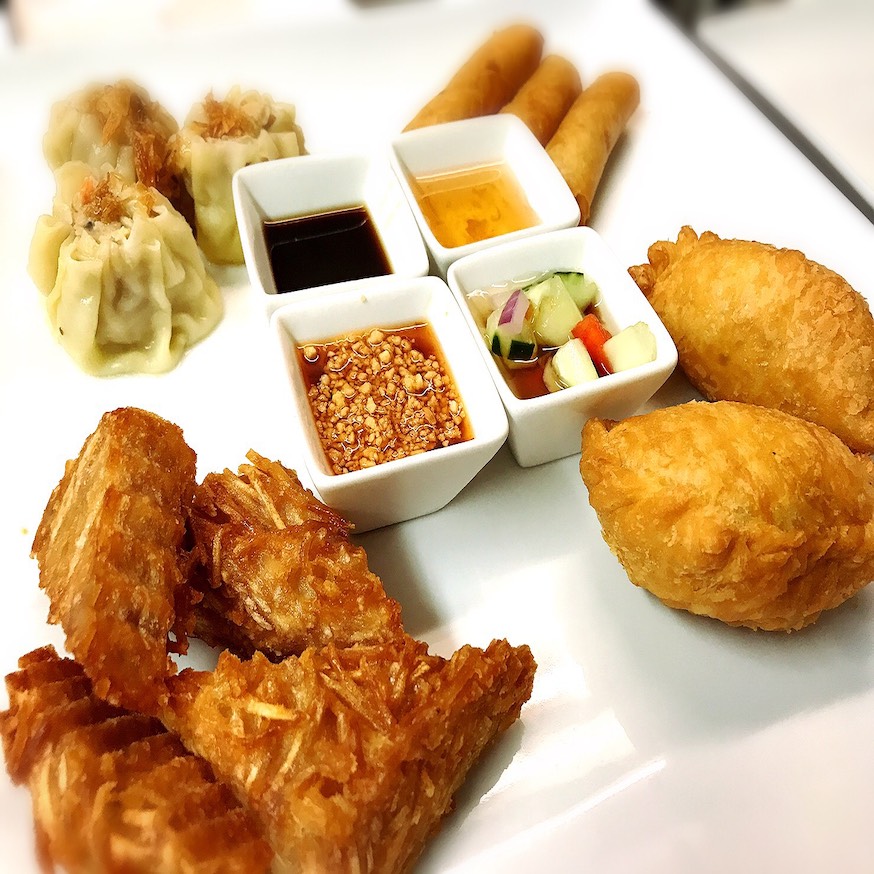 Order Appetizers Sampler food online from Chang Thai Kitchen store, Toms River on bringmethat.com