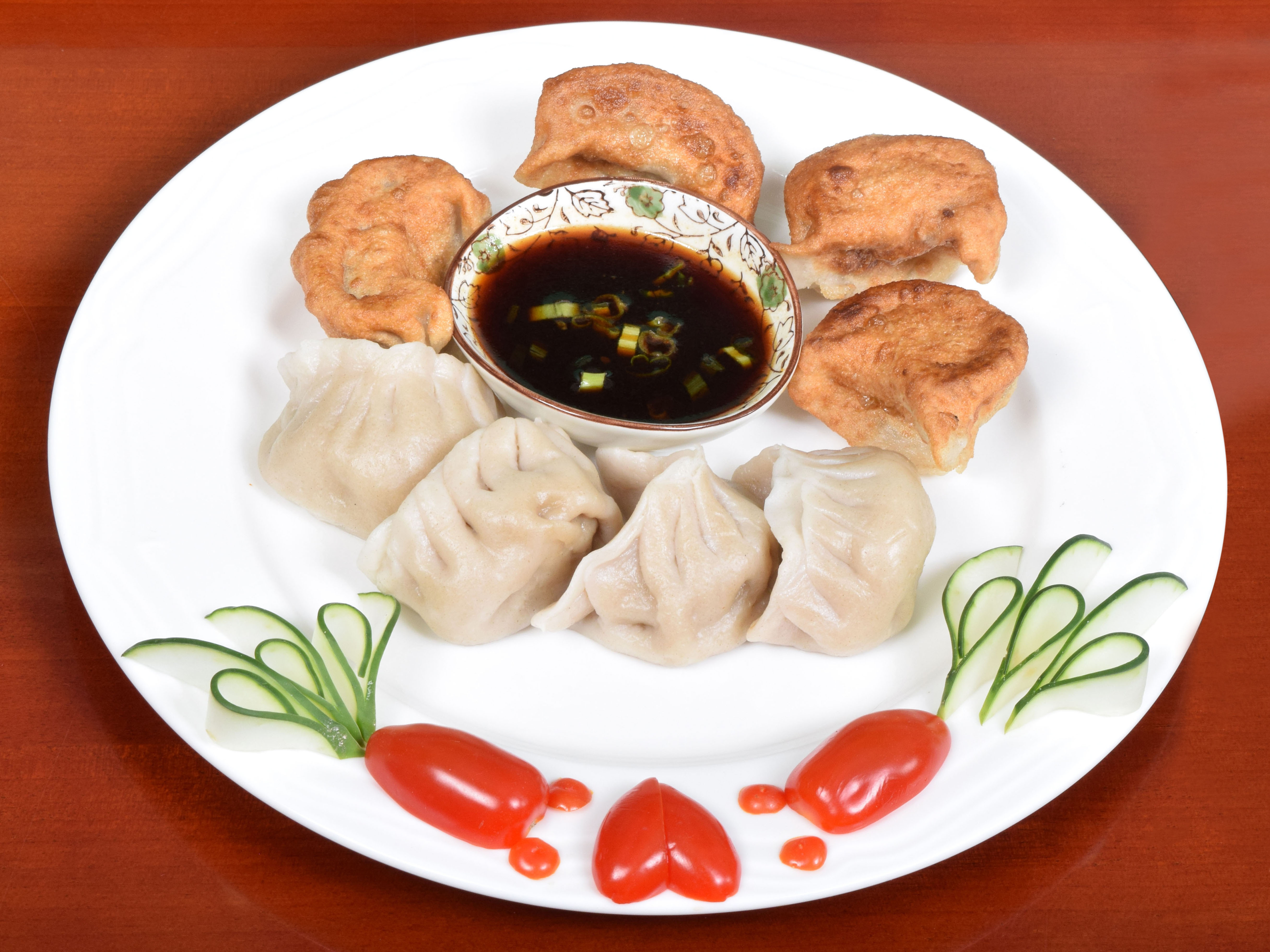 Order 9. Vegetable Dumpling food online from 3014 China Palace store, Bronx on bringmethat.com