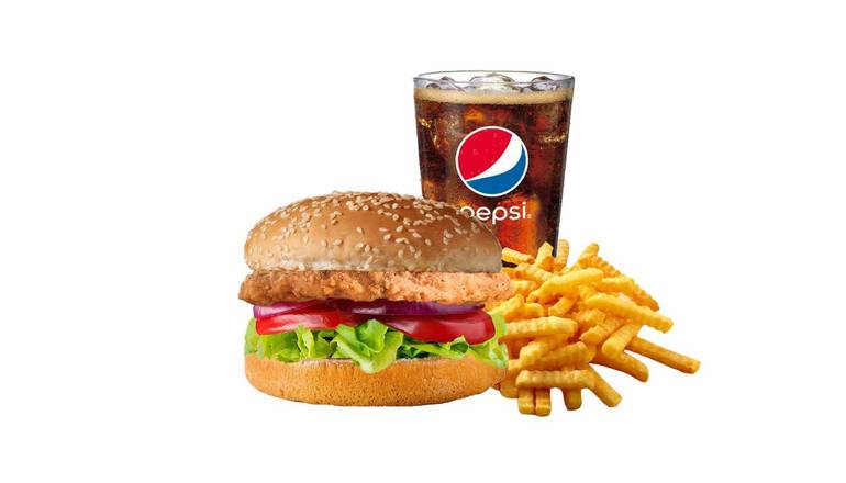 Order #2 Chicken Sandwich food online from Super Burger store, Clovis on bringmethat.com