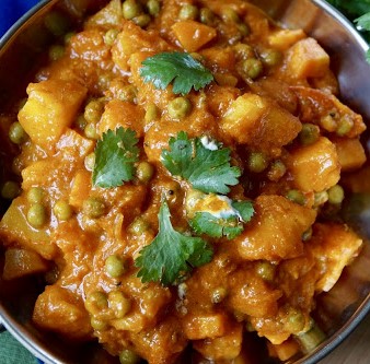 Order Aloo & Kerau (Potato & Peas) food online from Himalayan Yak & Yeti store, San Diego on bringmethat.com