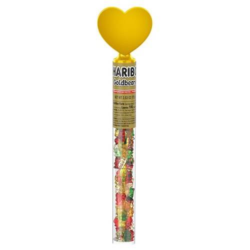 Order Haribo Valentine's Gummy Bear Filled Tube - 2.53 oz food online from Walgreens store, Wilmington on bringmethat.com