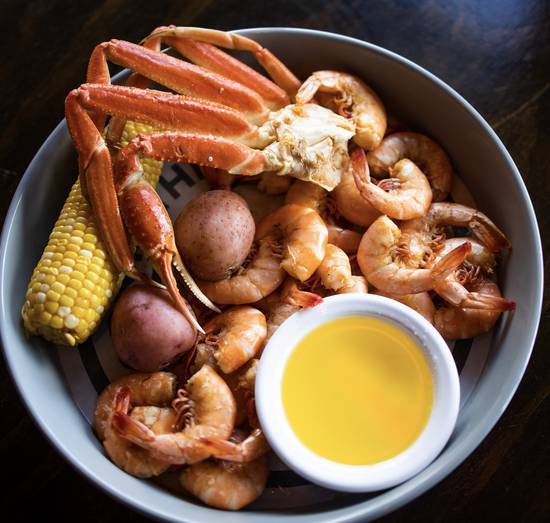 Order 1/2 lb. Shrimp & 1/2 lb. Snow Crab food online from Shuck Me store, Southlake on bringmethat.com