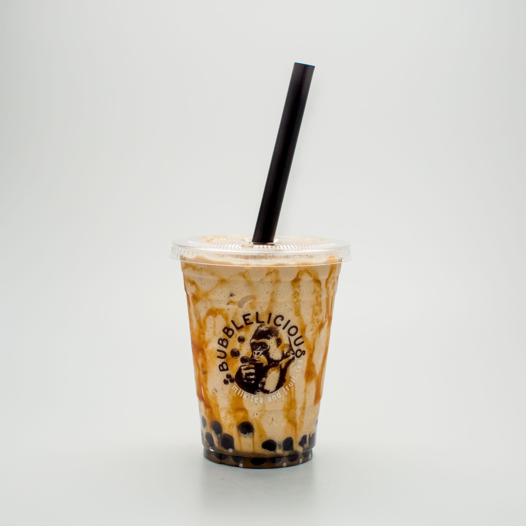 Order Latte Boba Shake with Caramel food online from Bubblelicious store, Greendale on bringmethat.com
