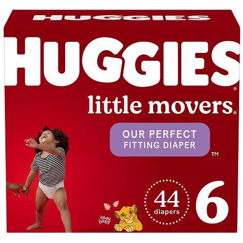 Order Huggies Little Movers Little Movers Baby Diapers Size 6 - 44.0 ea food online from Walgreens store, CALLAHAN on bringmethat.com