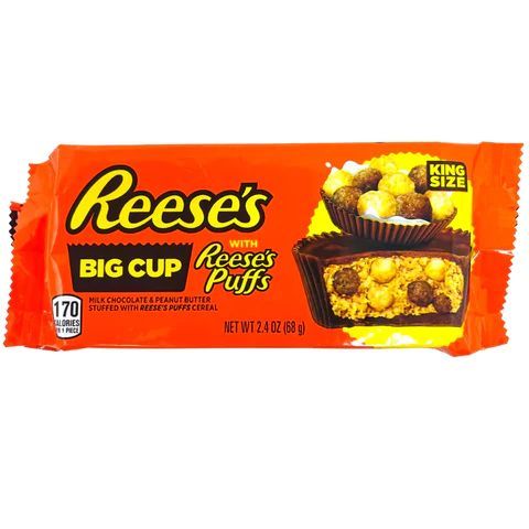 Order Reese's Big Cup with Reese's Puffs King Size 2.5oz food online from 7-Eleven store, Buffalo on bringmethat.com