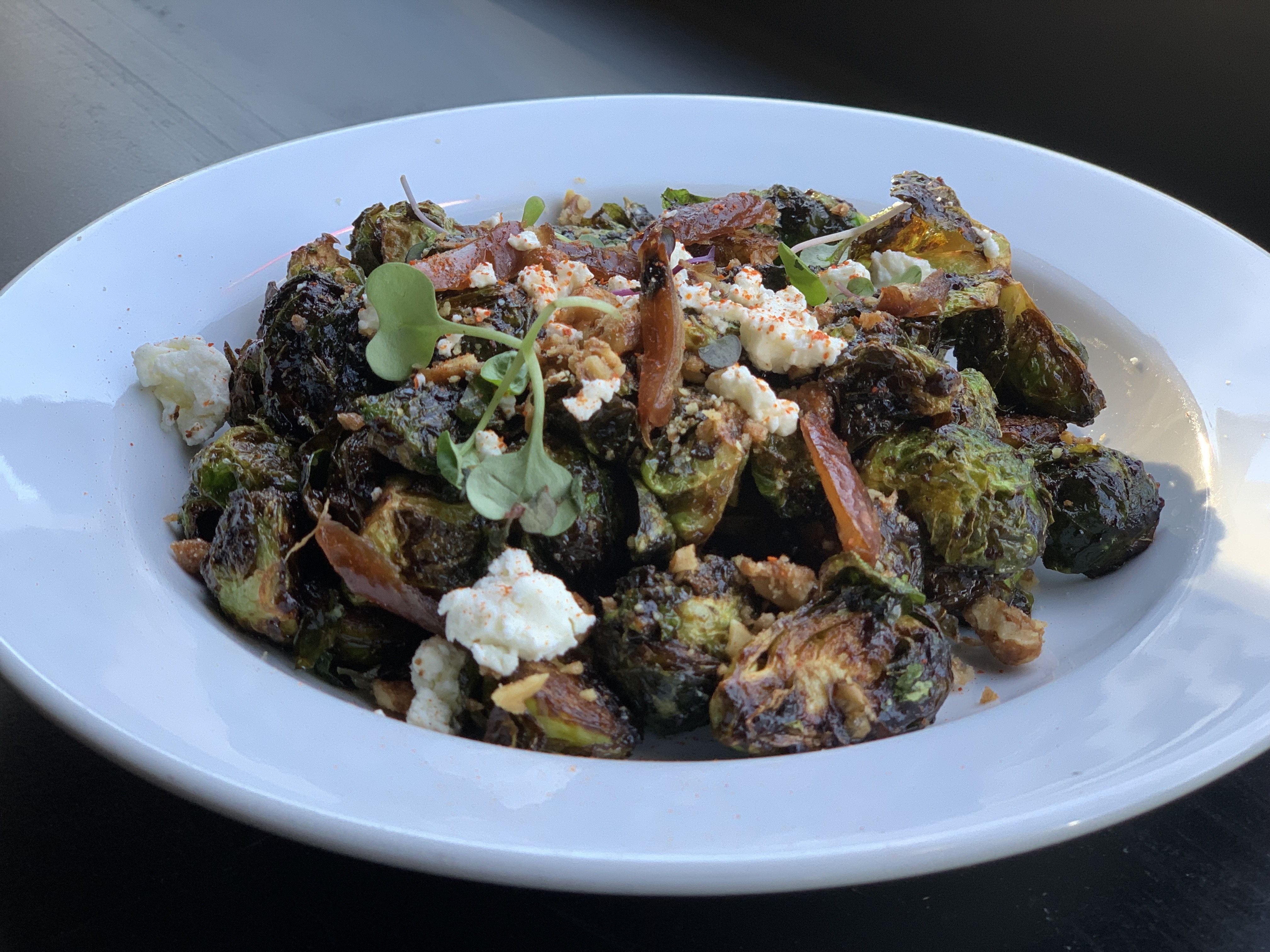 Order Charred Brussels Sprouts food online from Hill Street Bar & Restaurant store, Los Angeles on bringmethat.com