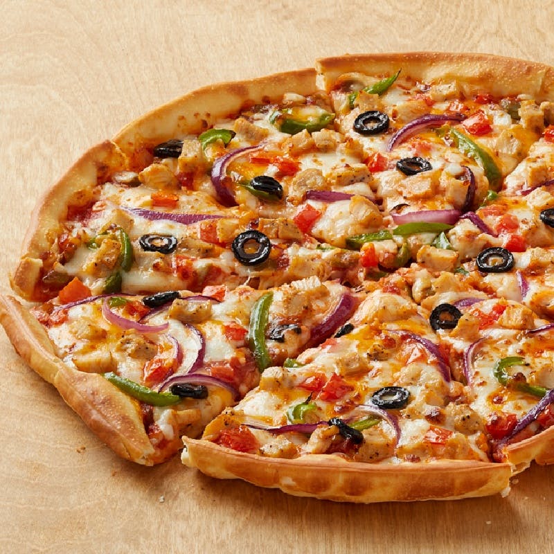 Order Chicken Fajita Pizza - Individual food online from Pizza Inn store, Laurinburg on bringmethat.com