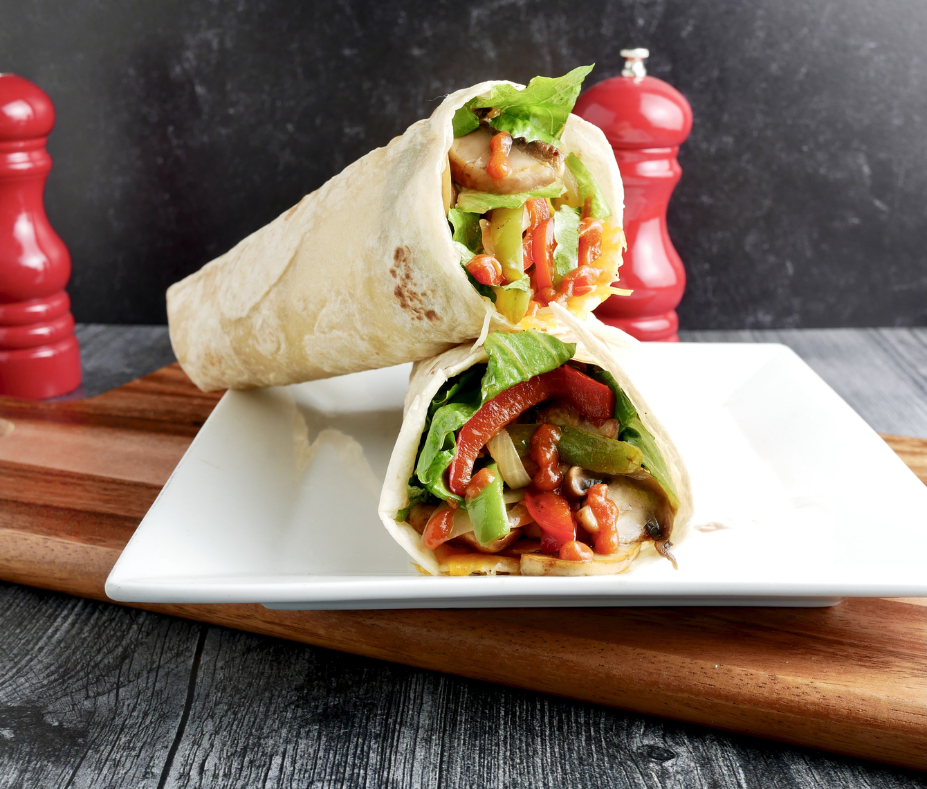 Order Veggie Wrap food online from Kocky Bar & Grill store, Fresno on bringmethat.com