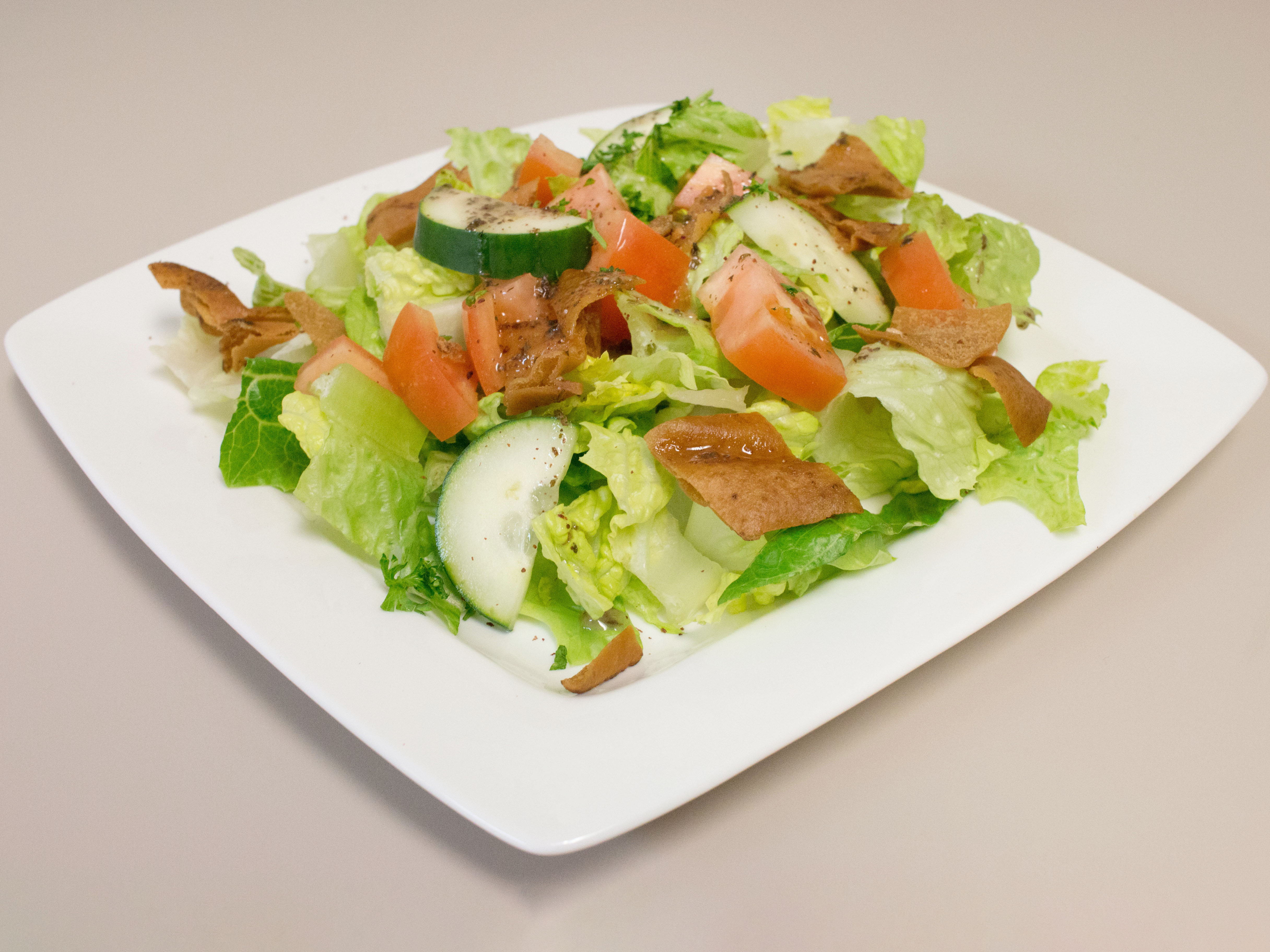 Order Fattoush Salad food online from DeBone Grill store, Farmington on bringmethat.com
