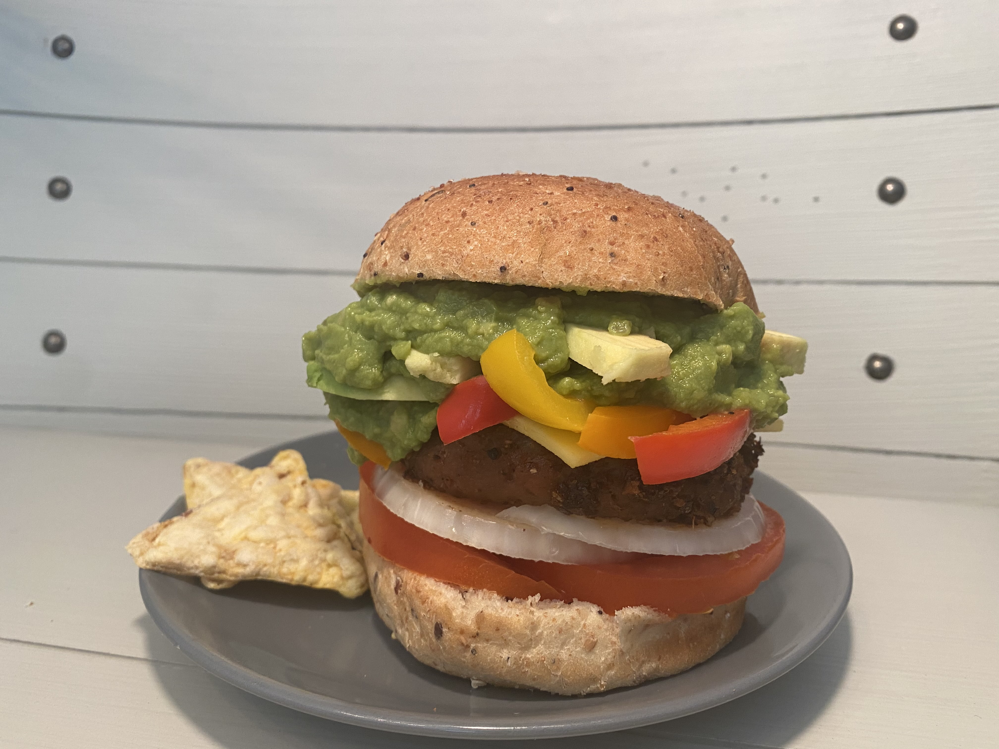 Order The Big "Guac" Burger food online from James & Jo Cafe store, Abingdon on bringmethat.com
