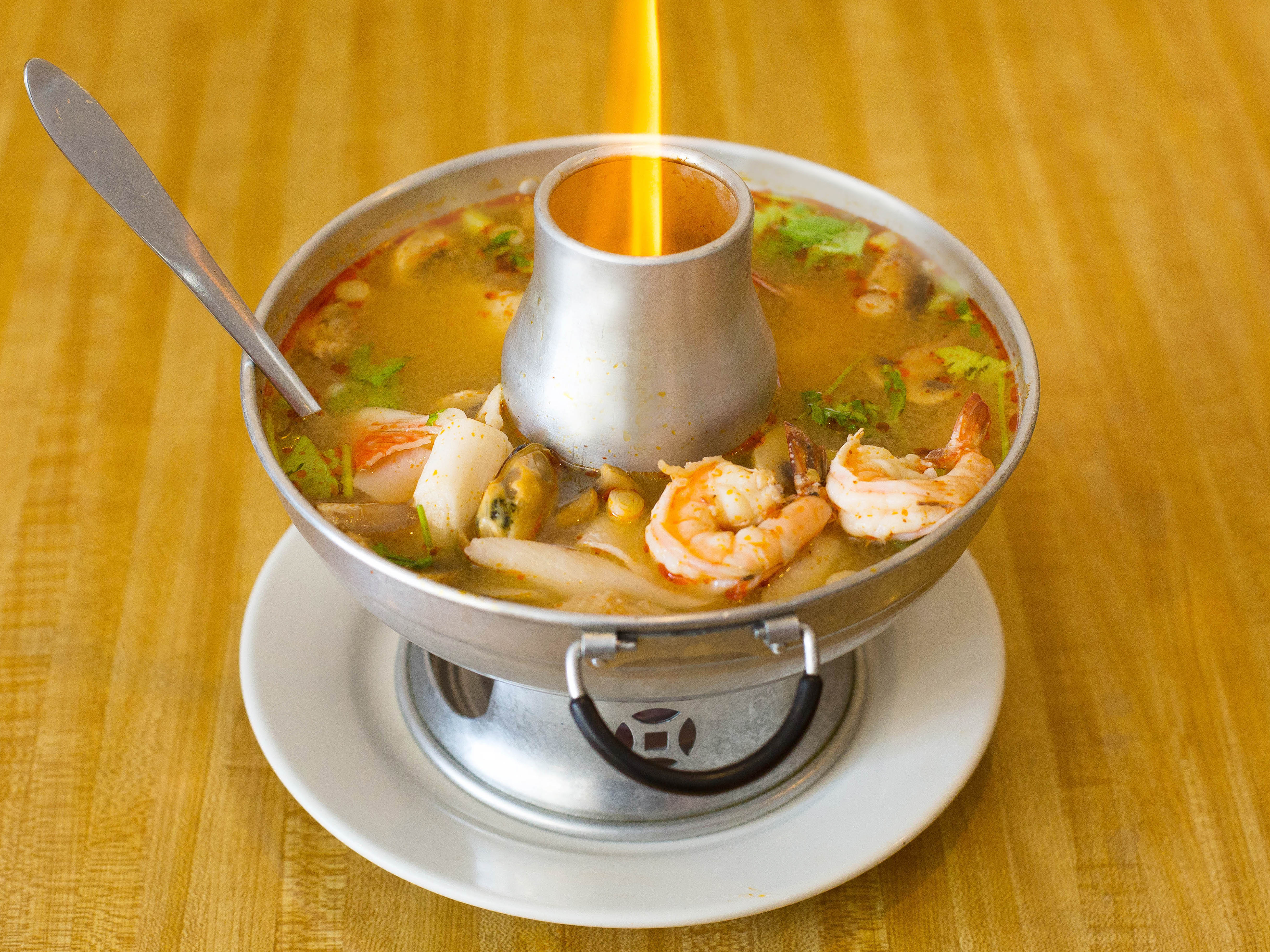 Order 22. Spicy Seafood Soup food online from Thai Kitchen store, Simi Valley on bringmethat.com