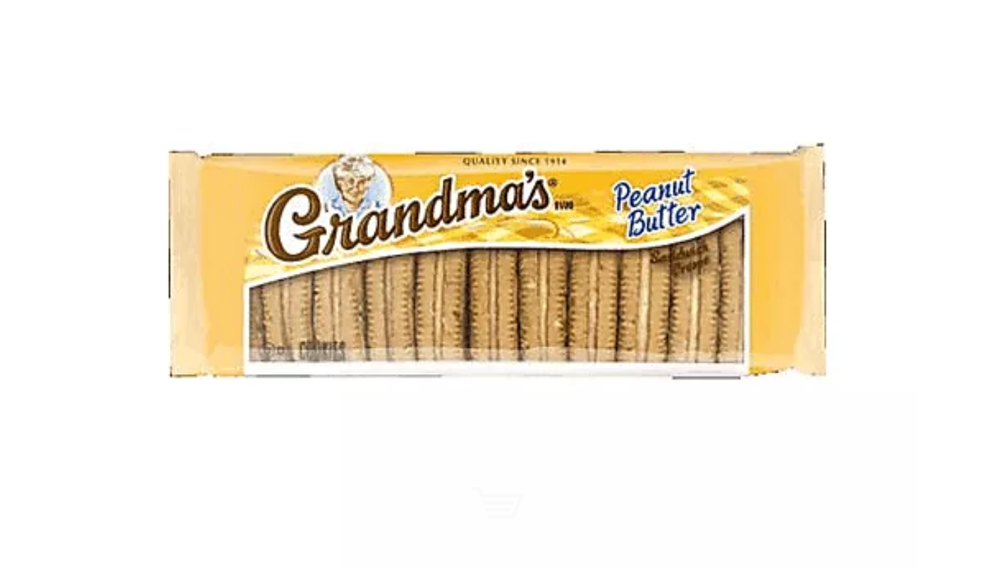 Order Grandma's Sandwich Creme Peanut Butter Cookies 3.25 oz food online from JR Food Mart store, Camarillo on bringmethat.com