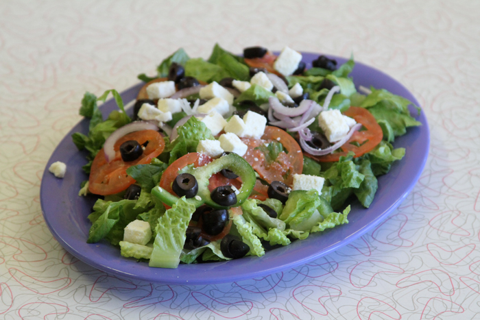 Order Greek Salad food online from Primo Pizza store, Daly City on bringmethat.com