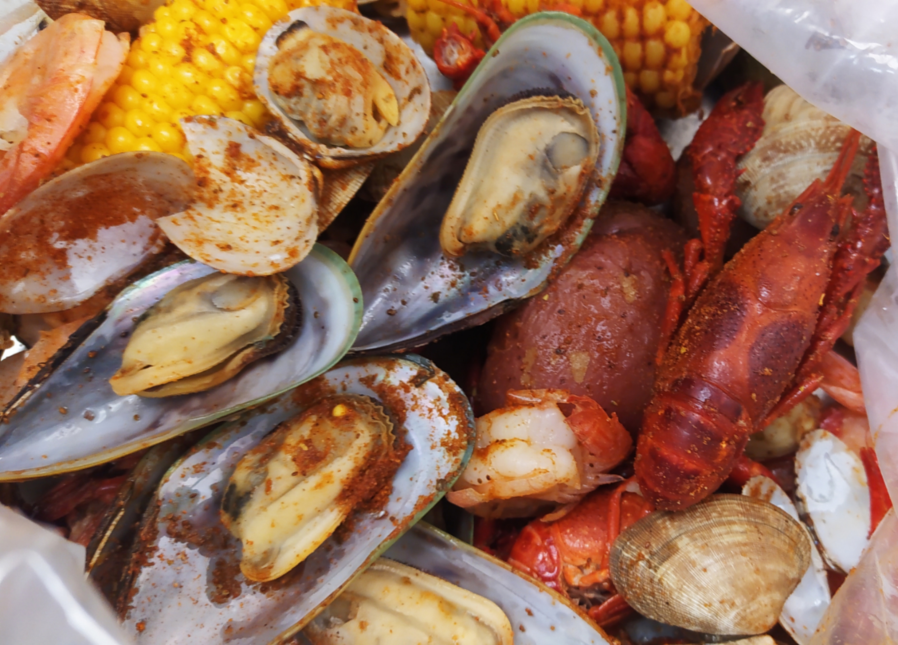 Order Seafood Combo 4 food online from Rubys Cajun store, Cherry Hill on bringmethat.com