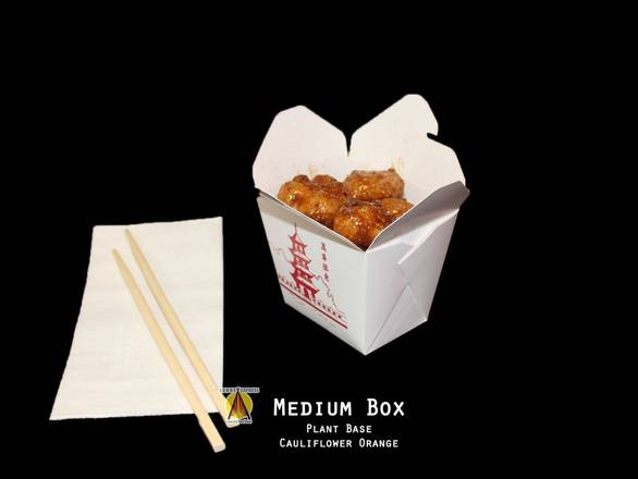 Order Plant Base Medium Entree Box food online from Sunny Express Gourmet Fast Food store, Compton on bringmethat.com