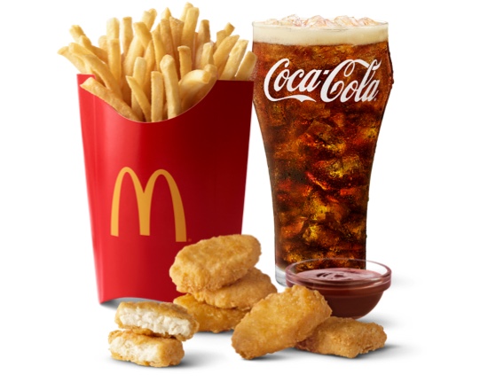 Order 6 Piece McNuggets Meal Large food online from Mcdonald'S® store, Akron on bringmethat.com