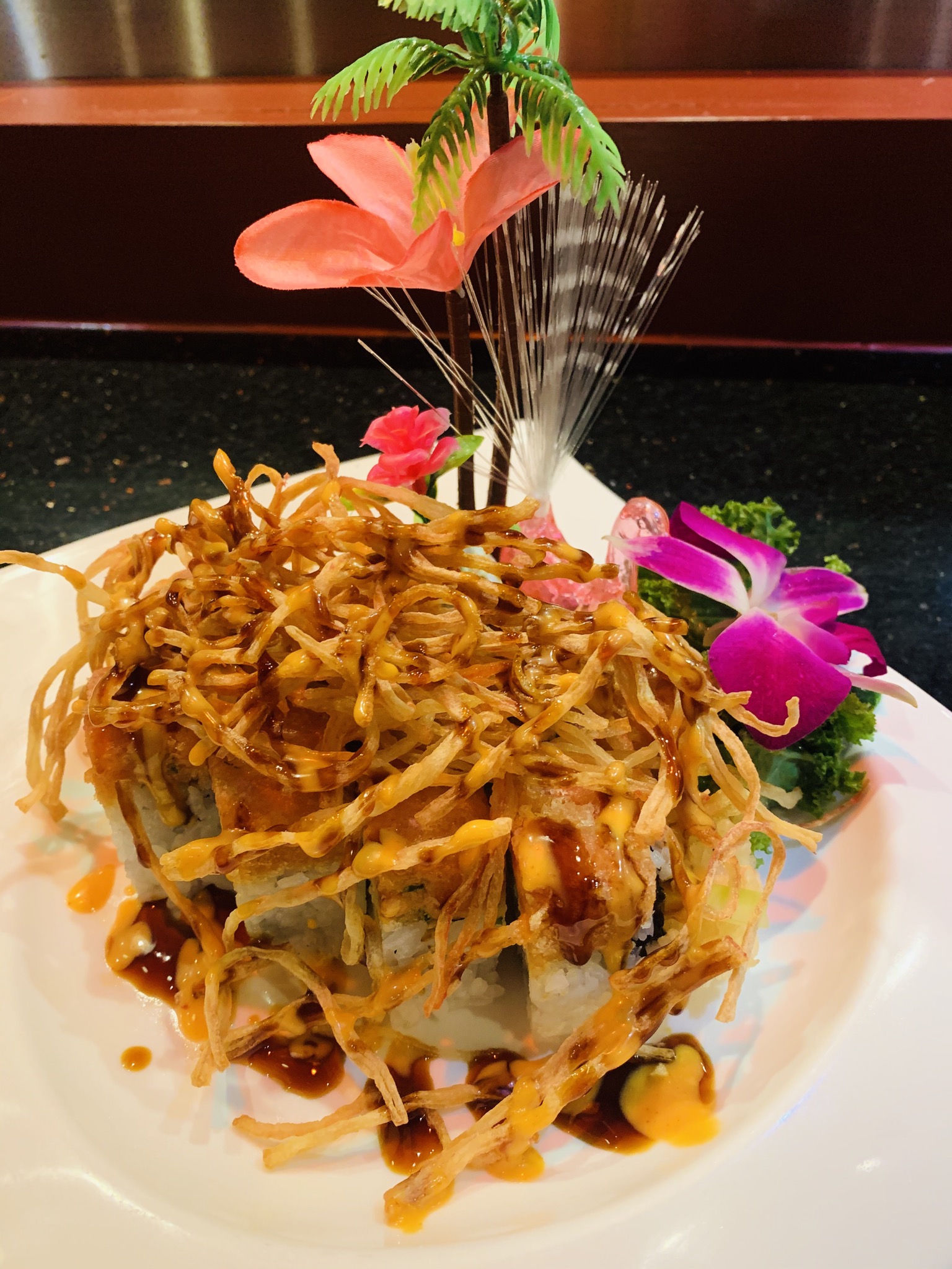 Order 7. Volcano Roll food online from Tomodachi Japanese Steakhouse & Sushi Bar store, Royersford on bringmethat.com