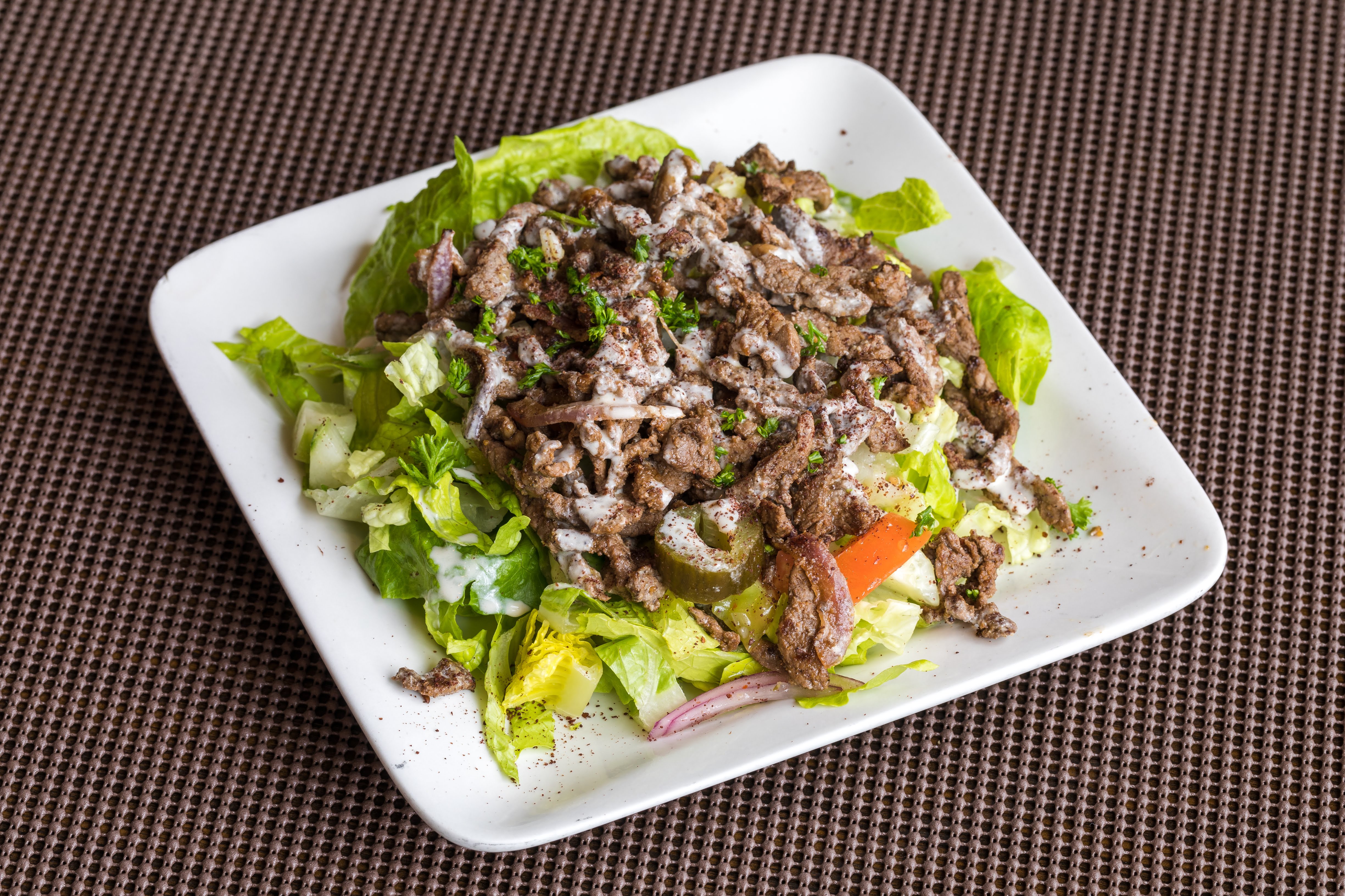 Order Shawarma Salad food online from Rockn Wraps store, Redwood City on bringmethat.com