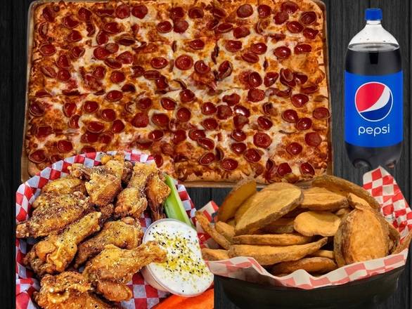 Order Jumbo Family Meal food online from Baby Bros Pizza store, South El Monte on bringmethat.com
