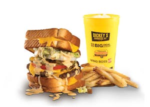 Order Double Royale Grilled Cheese Combo food online from Big Deal Burger store, Hanford on bringmethat.com