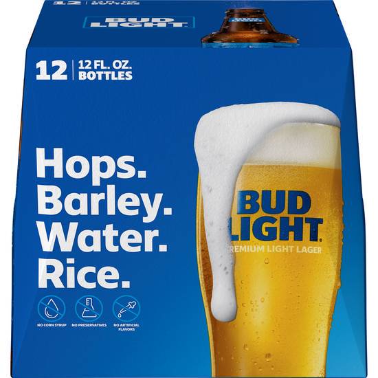 Order Bud Light, 12pk-12oz bottle beer (4.2% ABV) food online from J & N Liquors store, Elgin on bringmethat.com