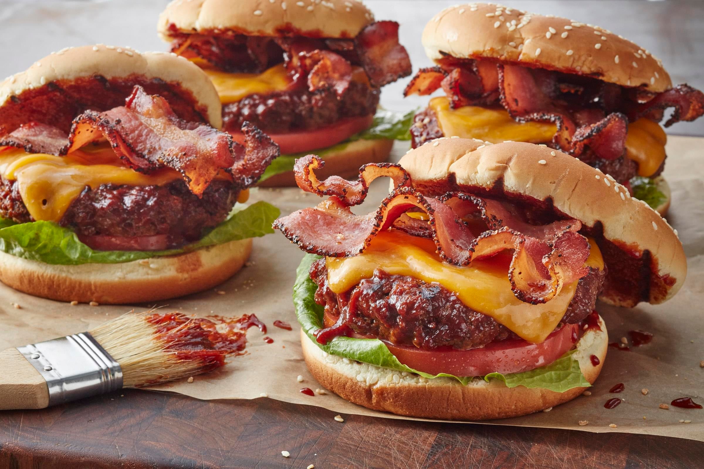 Order Bacon Cheese Burger food online from Papa Keeke store, Baltimore on bringmethat.com