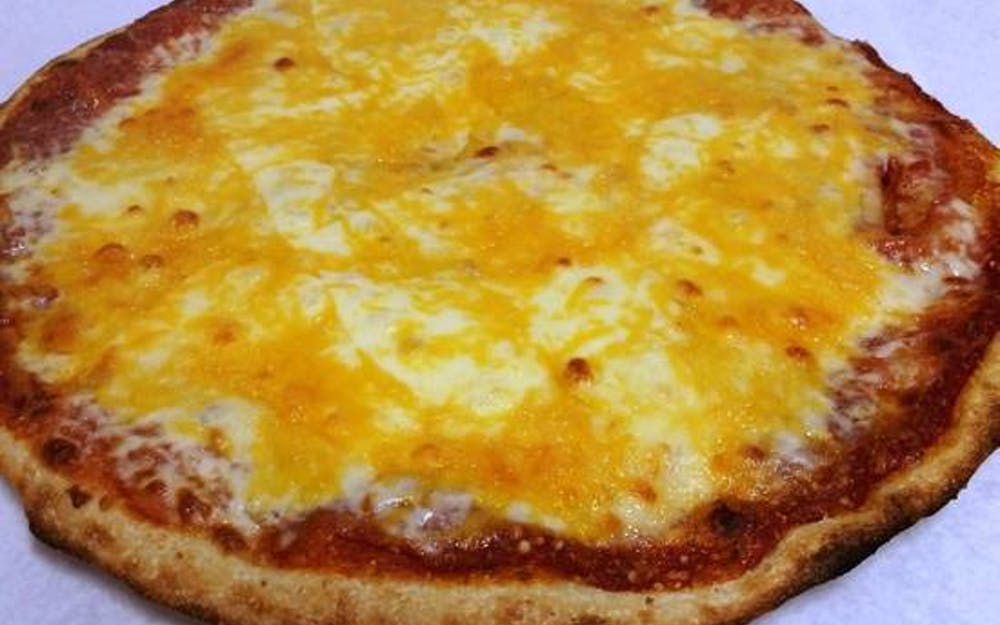 Order Three Cheese Pizza - Small food online from Cal'z Pizza Subs and Chicken Wings store, Virginia Beach on bringmethat.com