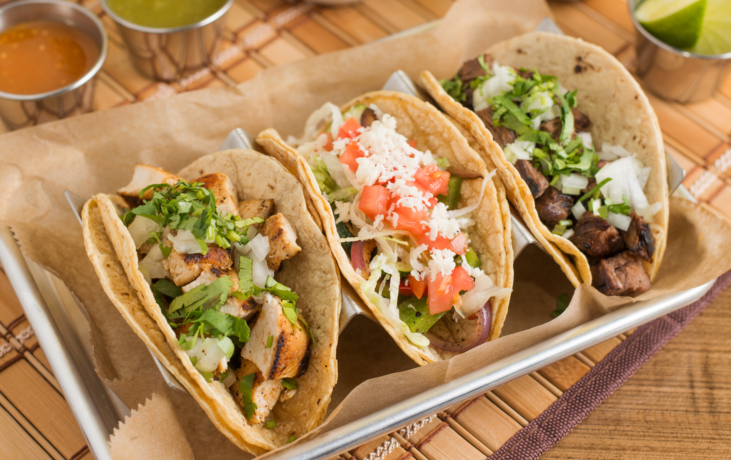 Order Taco Dinner food online from Mixteco Mexican Grill store, Chicago on bringmethat.com