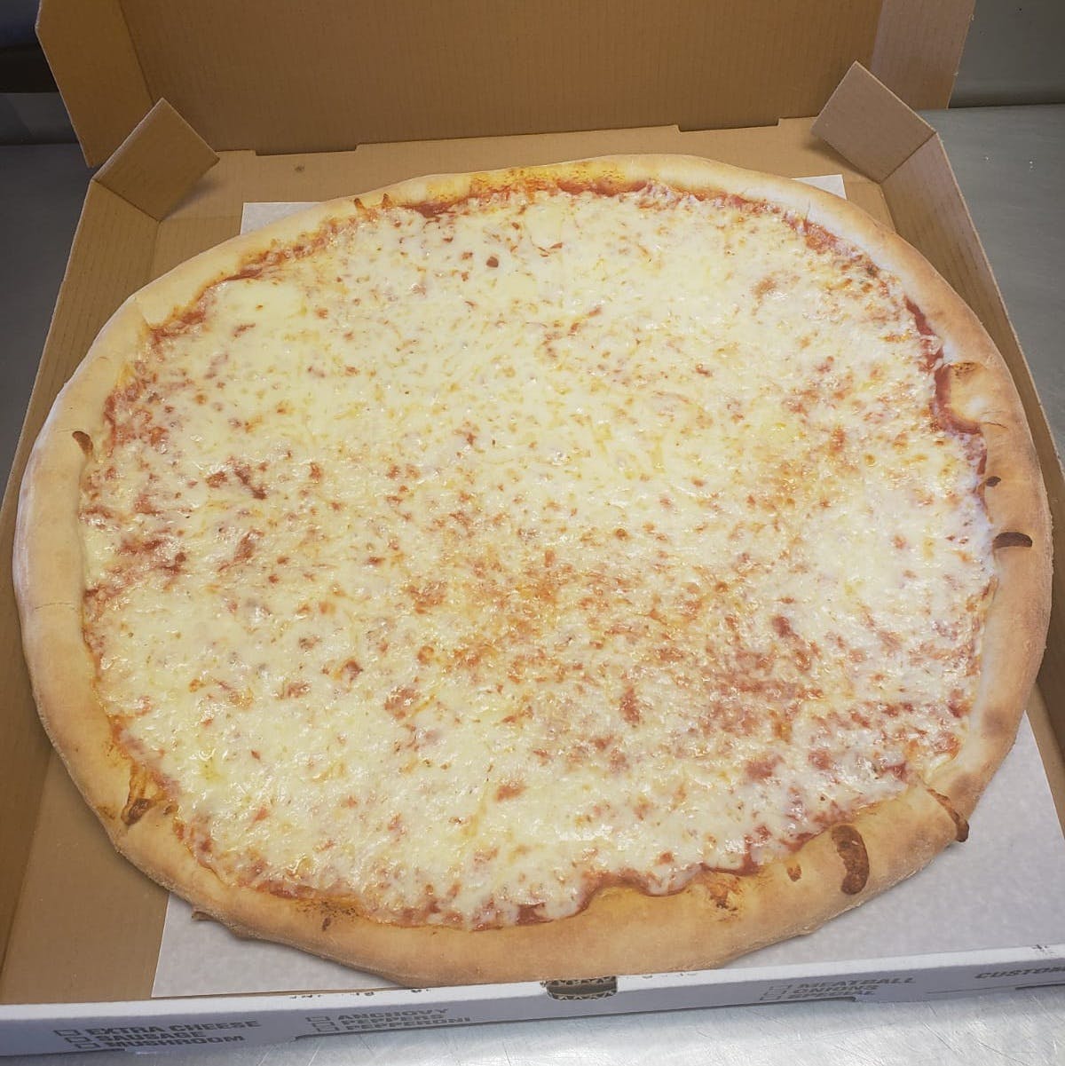 Order Plain Pizza - X-Large 18'' food online from Drake Pizza store, Allentown on bringmethat.com