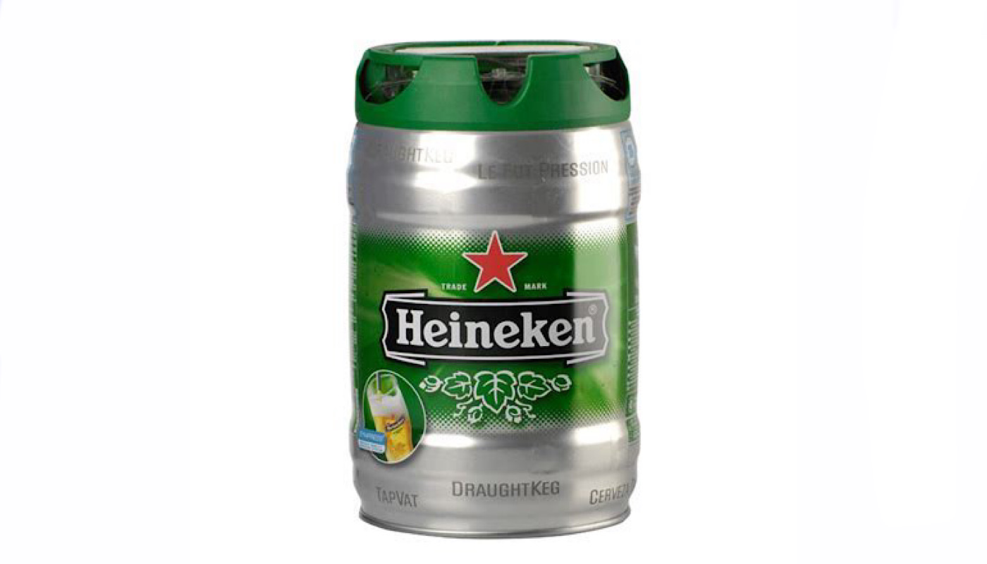 Order Heineken, 5 Liter Can food online from K-Town Beer & Wine Food Mart store, Los Angeles on bringmethat.com