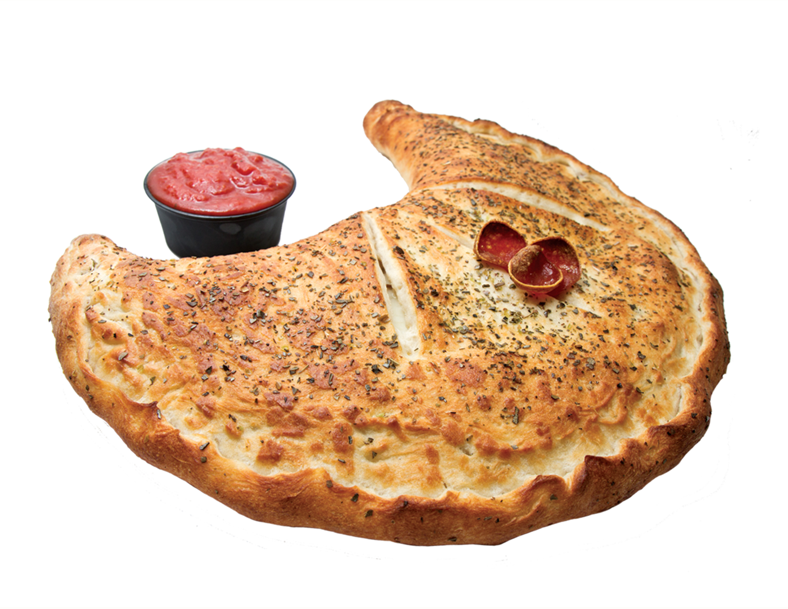 Order Huge Calzone food online from Perri Pizzeria store, Rochester on bringmethat.com