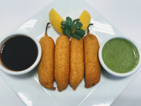Order MIRCHI BAJJI food online from Masala Indian Kitchen store, Novi on bringmethat.com