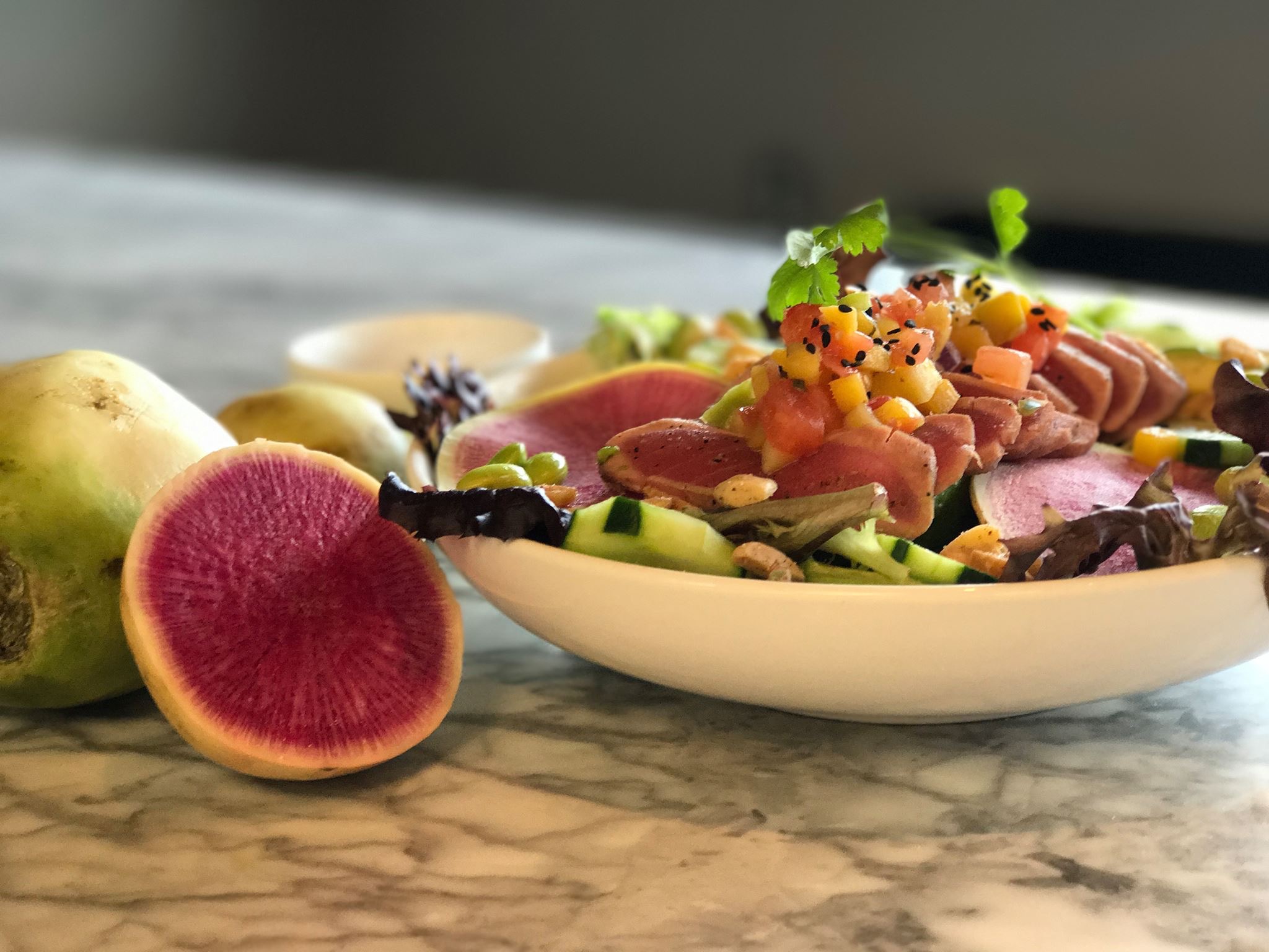 Order Ahi Tuna Salad food online from Cafe Del Sol store, Martinsburg on bringmethat.com